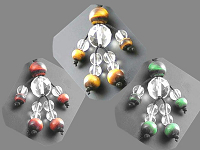 人形　ストラップ